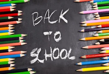 

Colored pencils kids photography backgrounds polyester back to school photo backdrops for photo studio prop photophone lv-731