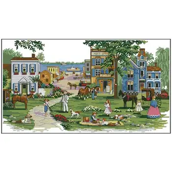 

Mississippi memories Patterns Counted Cross Stitch 11CT 14CT 18CT DIY Cross Stitch Kits Embroidery Needlework Sets home decor