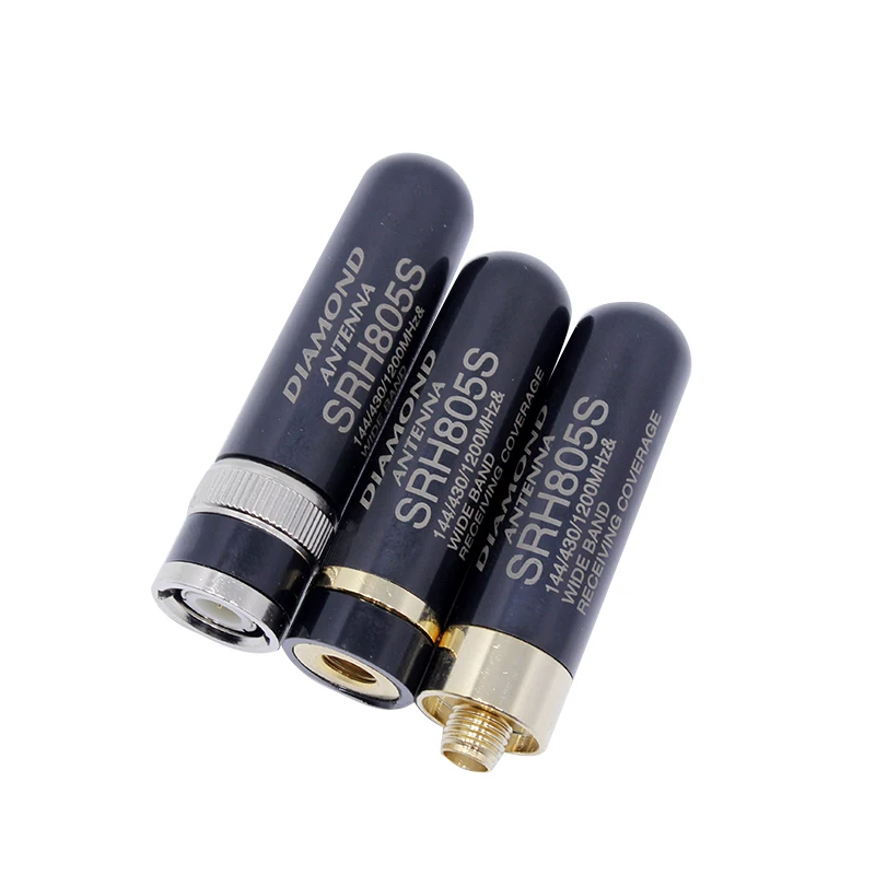 Двухдиапазонная Антенна Diamond SRH805S SMA-Female /SMA-Male/BNC Mini для Baofeng Tyt Wouxun Yaesu рация
