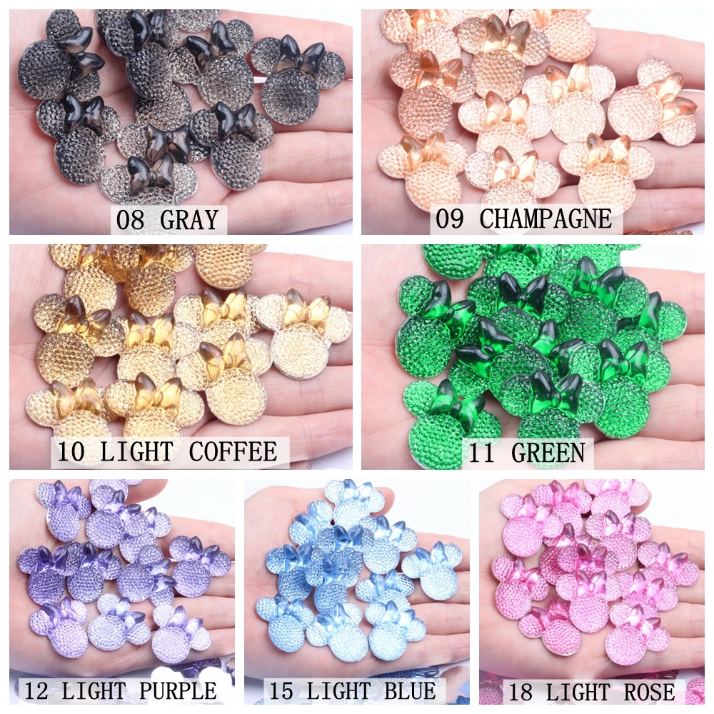 Flat Back Pearls - Soft Colors Craft Buttons & Embellishments