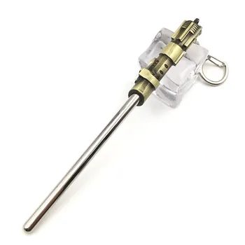 

10pcs/lot Star Wars Lightsaber Yoda Lightsaber Model Keychain 13cm Metal Sword Keyring Cosplay Gift For Men Woman Accessories