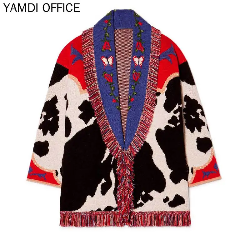 YAMDI-autumn-winter-cardigan-sweater-women-cotton-embroidery-shawl-lapel-print-floral-bohemian-thick-jumper-knittted (3)