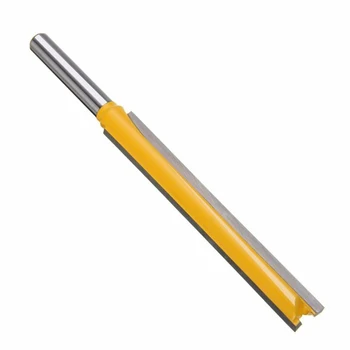 

1/4*3/8*76 Milling Cutter 1/4 Shank Straight Blade Cutting Bearing Extra Long