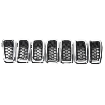 

Honeycomb Mesh Grill Insert Cover (7)for Jeep Cherokee2014- 2018