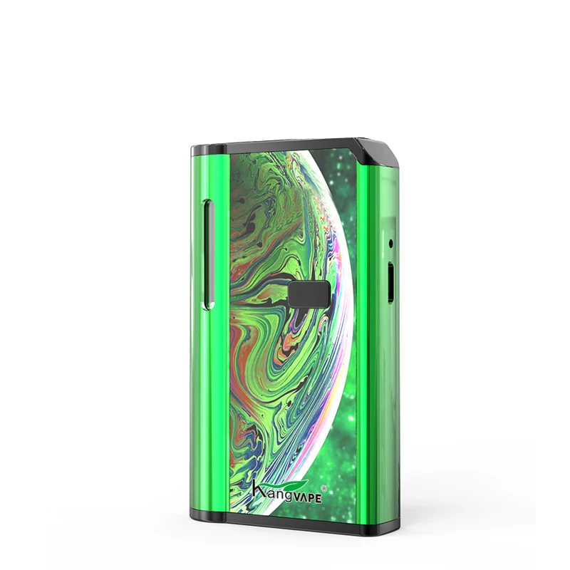 Earth Green Vape Mod Kangvape 420 2в1 коробка мод 650 мАч Регулировка напряжения батарея предварительного нагрева для JUUL Pod и 510 танк электронная сигарета мод - Цвет: Earth Green
