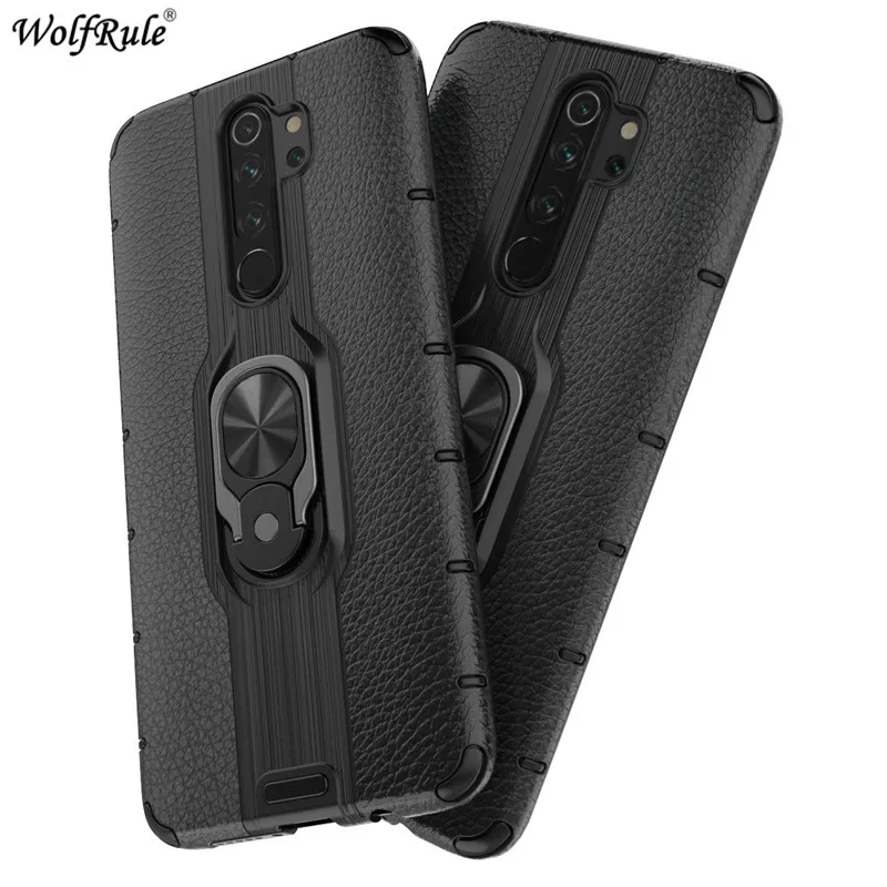 Чехол для Xiaomi Redmi Note 8 Pro чехол-бампер телефона с кольцом-держателем защитный чехол
