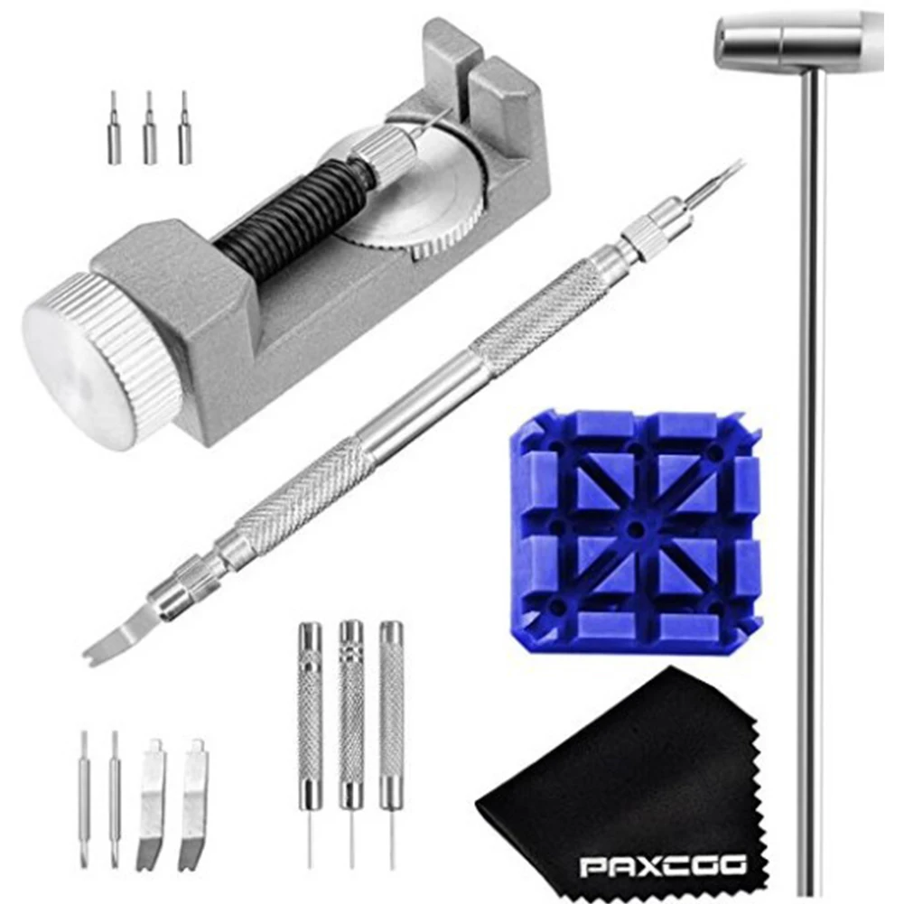 

15pcs Strap Replacement Practical Easy Operate Multifunctional Repair Stainless Steel Spring Bar Watch Tool Kit With Tweezer Pin