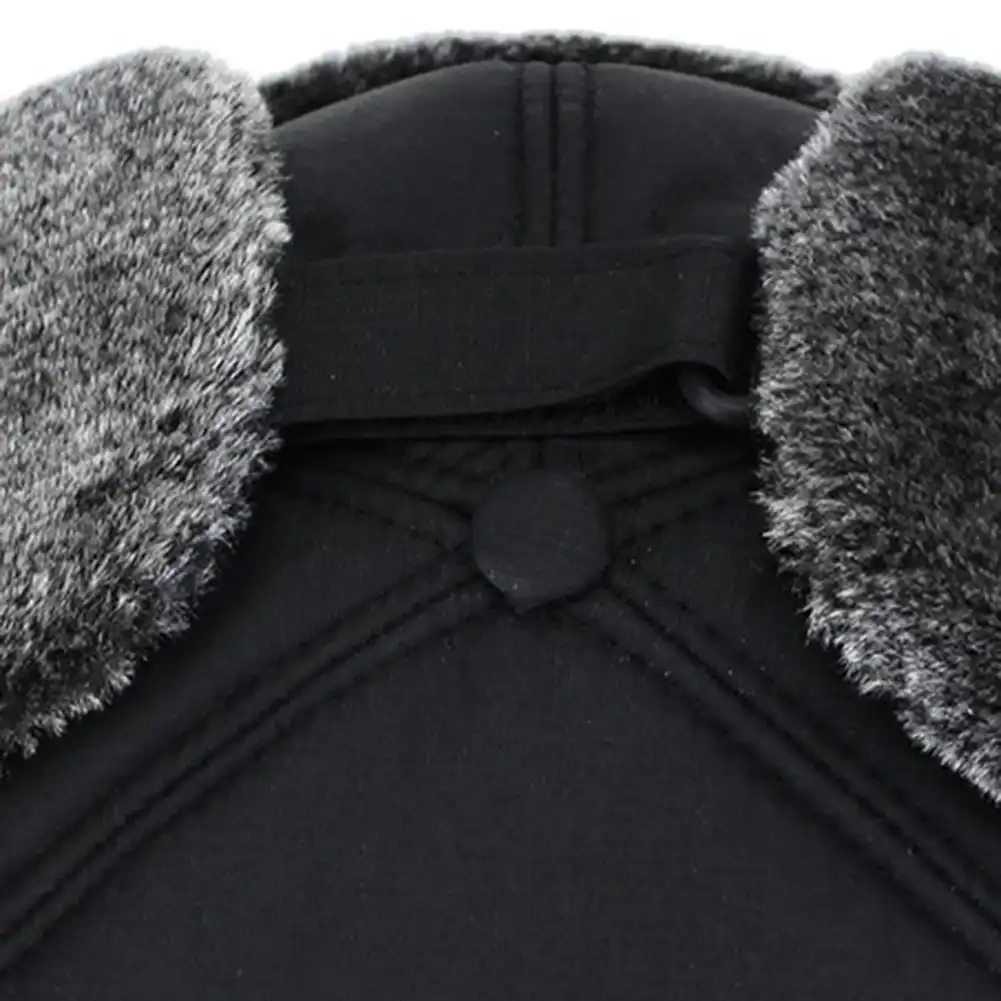 Evedaily Chapka Homme Avec Masque Fourrure Fausse Chapeau De Trappeur Bonnet Cache Oreille Hiver Chaud Coupe Vent Pour Ski Randonnee Chapkas Casquettes Bonnets Et Chapeaux Mystik Com Au