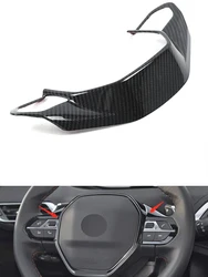 Garniture de volant chromée pour Peugeot 4008 5008 GT 2017 2018 2019 2020, cadre de décoration, accessoires d'intérieur 