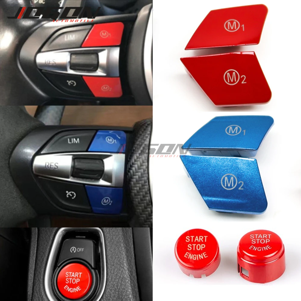 Рулевое колесо M1 M2 кнопка переключения пусковая для BMW M3 M4 M5 M6 X5M X6M F80 F82 F83 F10 F15 F16 F21