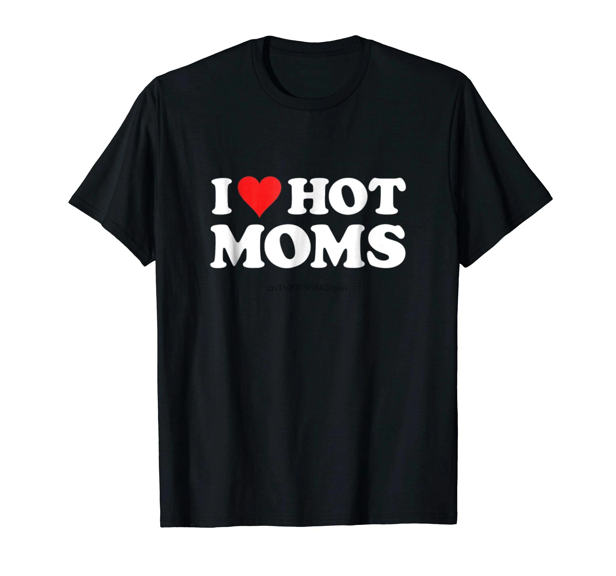 Hot Moms T Shirt-Men's T-Shirt-Black 