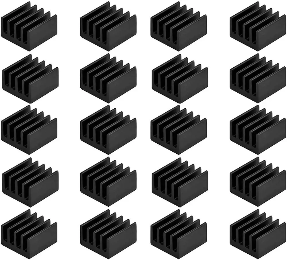 20 шт. набор для мини-радиатора + термопроводящая клейкая лента алюминиевый