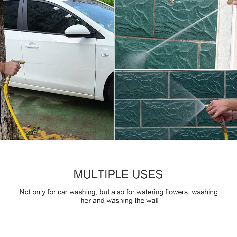 High Pressure Water Spray Tool With Connector Water Gun Washer Water Jet Garden Washer Hose Wand Nozzle Sprayer