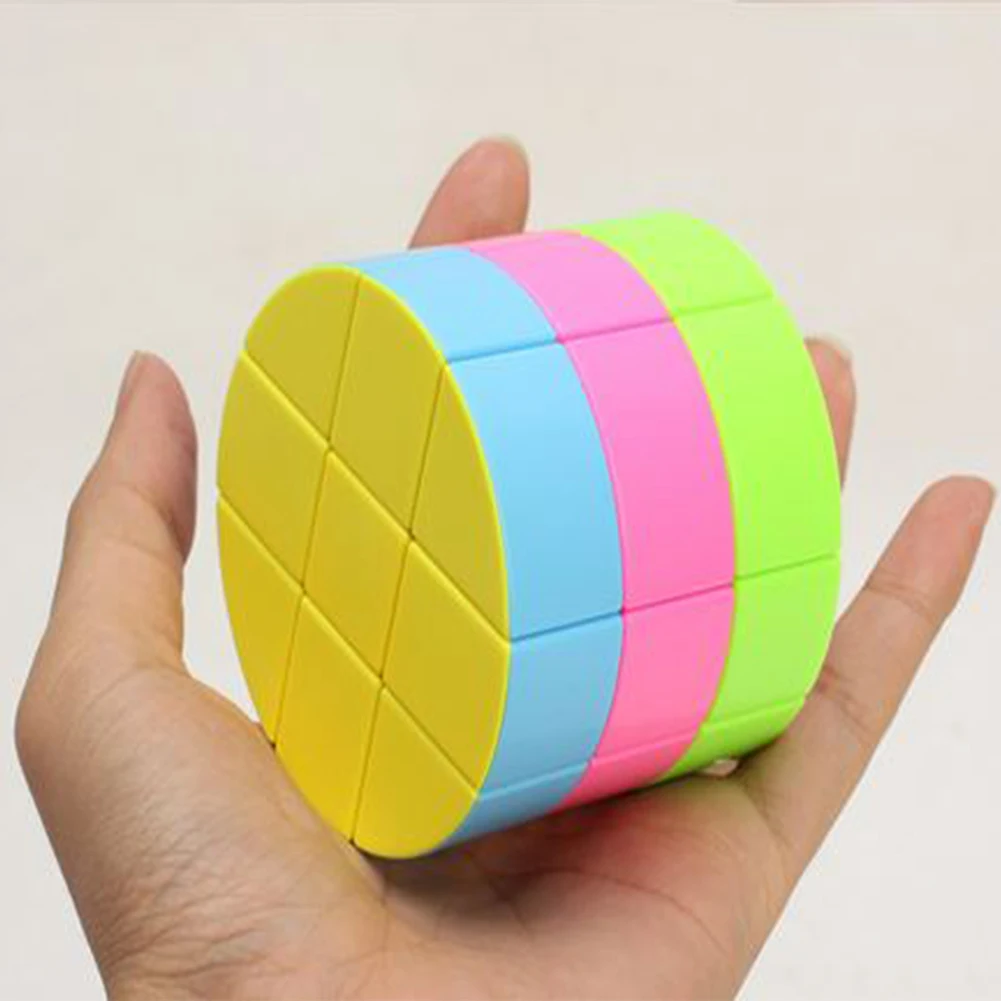 3x3 цилиндр волшебный куб скоростной куб игрушка-красочный