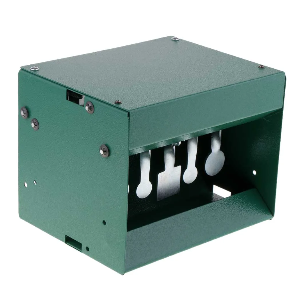 High Sensitive Spinning Self Resetting Target with Pellet Trap for Outdoor Shooting Training