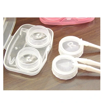 

New Transparent Hot Sale Portable Contact Lens Case for Women Travel Mini Kit Holder Lenses Box