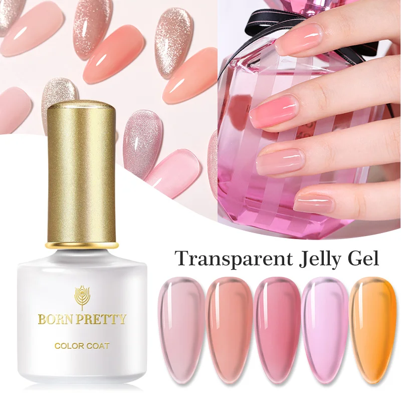 Good Deal Varnish Nail-Polish Pretty-Gel Semi-Transparent Jelly Nail-Art-Design BORN Soak-Off Manicruing ezYoMxX1Q3N