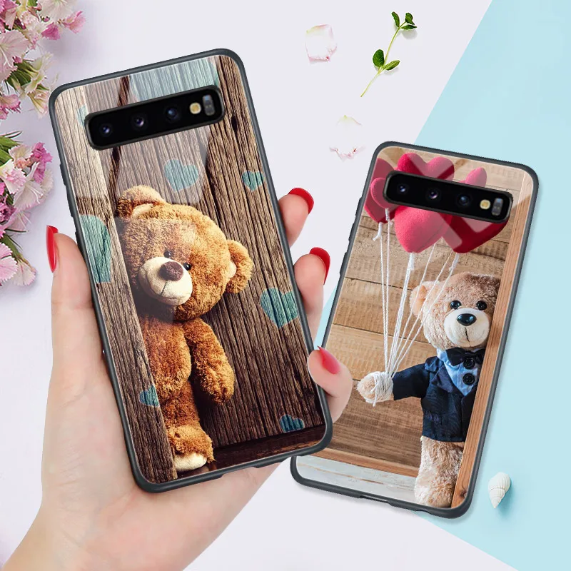 Яркий чехол из поликарбоната для Samsung S10 Plus S8 S9 S10e Lite задняя крышка с животными Galaxy