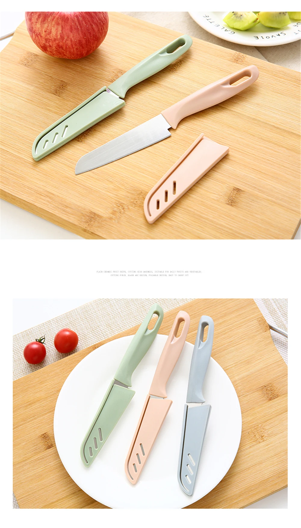 Кухонный нож для фруктов, керамический нож, складной нож, мини домашний нож, вспомогательный нож для еды, принадлежности для кемпинга, кухонный нож