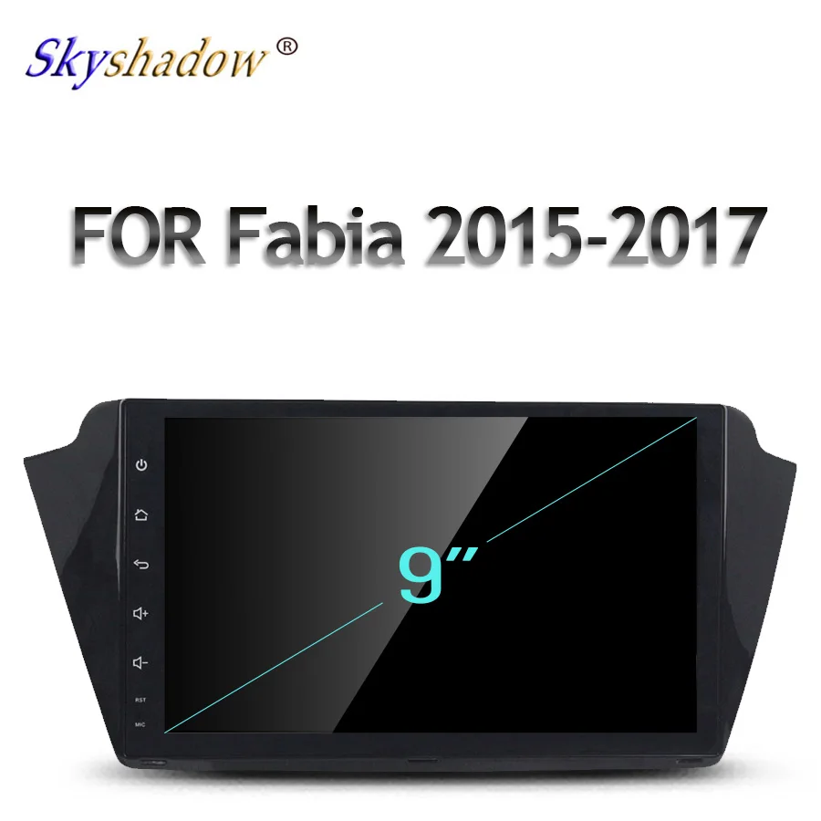 HD " TDA7851 1DIN Android 9,0 для VW Fabia 64 Гб rom автомобильный dvd-плеер gps ГЛОНАСС карта RDS радио wifi Bluetooth 4,2