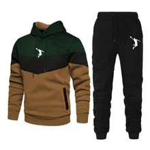 

Hoodies Suits Men Two Piece Tracksuit Sweatshirt Sets Thick Sportswear Sport Suits Casual Sweatshirt And Sweatpants New Fashion