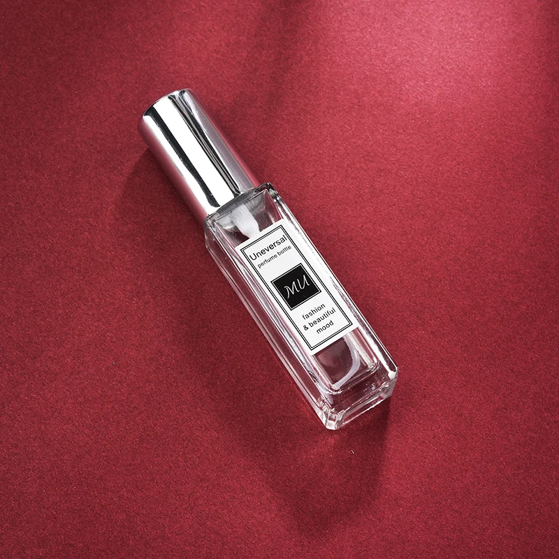 10ml silver Бутылка для духов, портативная бутылка для духов, пустая бутылка-спрей, пустая стеклянная бутылка, бутылка для духов, бутылка для образцов высокого класса - Цвет: 10ml silver