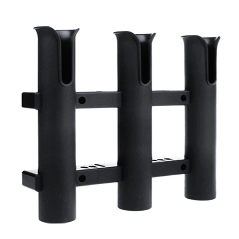 

Marine Boat Yacht Kayak Fishing Vertical 3 Link Rod Holder Organiser Pole Tube Mount Bracket Socket Rack Lure Pliers Storage