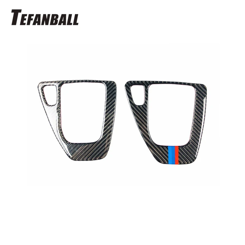 

For BMW 3 Series E90 E92 E93 2005-2012 Carbon Fiber Gear Shift Box Panel Cover Car Styling Shift Control Sticker Car Accessories