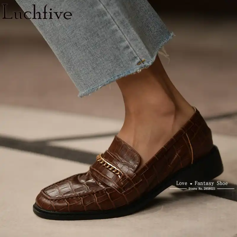 zapatos de vestir marrones mujer