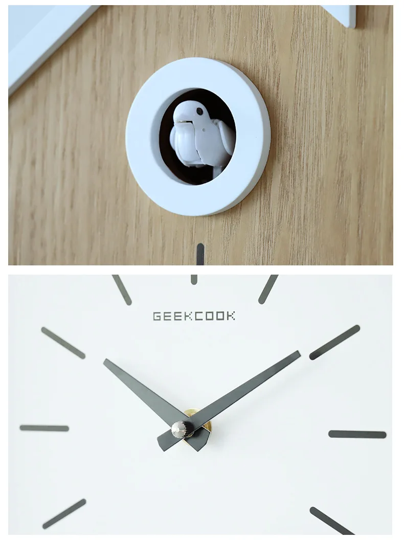 Make Amazon Hot Selling Product Minimalist Modern Cuckoo Clock: Wheat Fields One Cuckoo Time Signal Clock