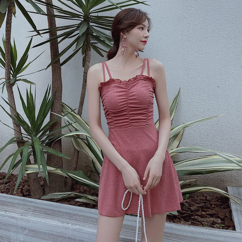Trajes De Bano Mujer, купальный костюм для женщин, одежда для плавания размера плюс, закрытый бикини, женский купальный костюм, женский цельный купальник