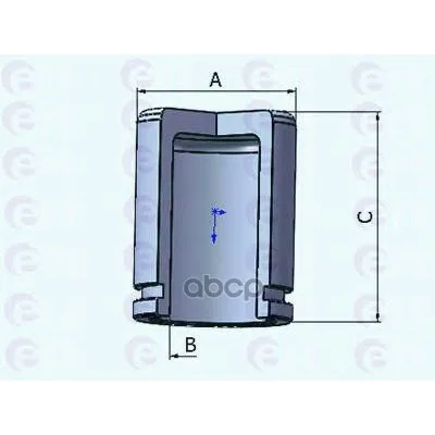 Поршень Тормозного Суппорта Honda Accord Vi 1999- Ert арт. 150837-C