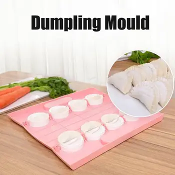 

Stainless Steel Dumpling Making Tool Innovative Safe Dumpling Wrapper Pastry Baking Mould Kitchen Accessories Can Make 8 Pcs/one
