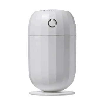 

HOT！-Q1 Humidifier Mini USB Colorful Changing Light Purifier (White)