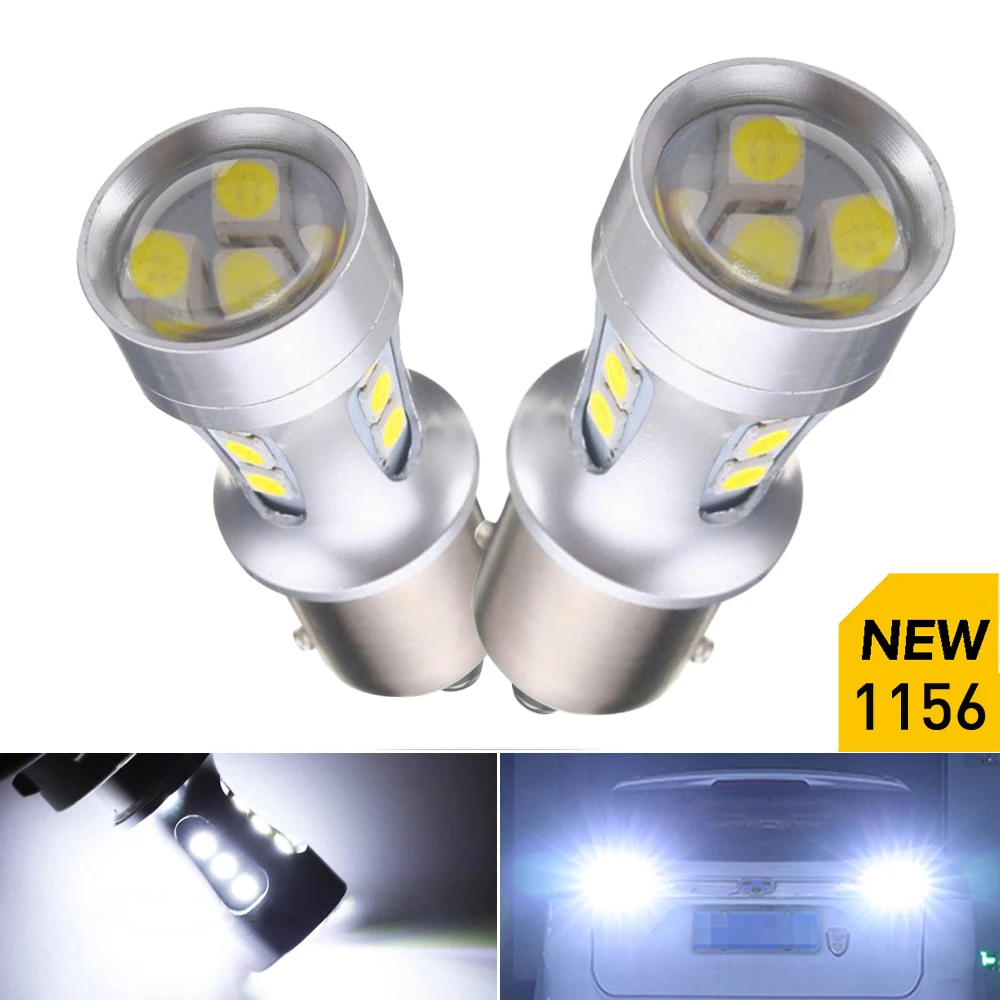 2X 1156 BA15S P21W T15 W16W 921 912 Led Canbus Bulb White for Hyundai Getz Tucson Santa i40 Sonata Accent i30 Solaris Creta ix25 |