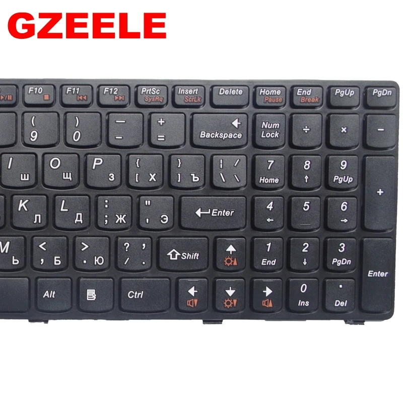 Русская клавиатура для ноутбука LENOVO G580 Z580A G585 Z585 G590 Z580 ноутбук на замену с рамкой