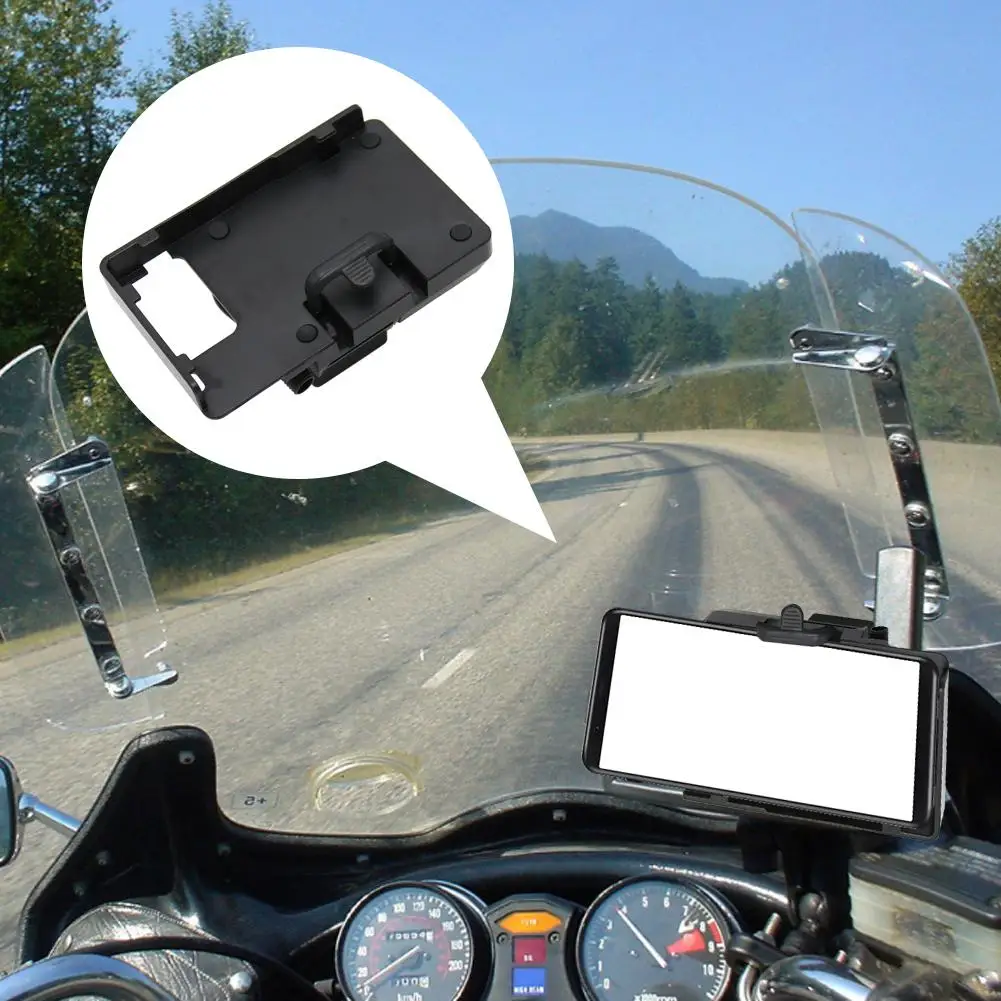 

Motorcycl Mobile Phone Navigation Bracket Twin USB Charging Motorcycle Navigation Holder Clip Stand For R1200GS ADV S1000XR