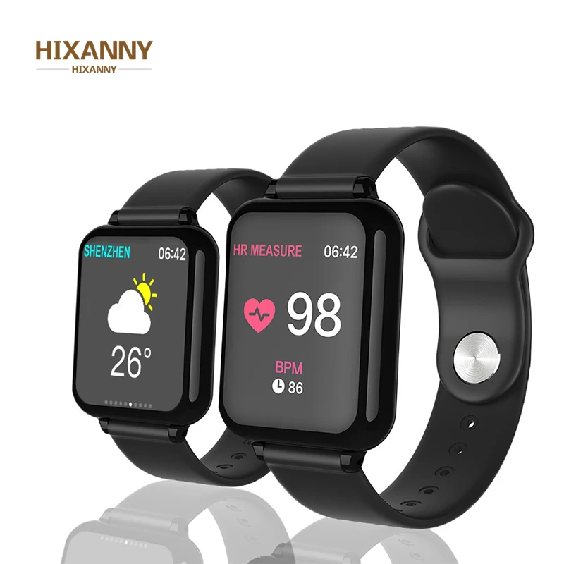 

Bluetooth Smartwatch Sport Watch B57 Wrist Watch Blood Pressure Watch For Men Women Waterproof Watches Pedometer Smart Wristband