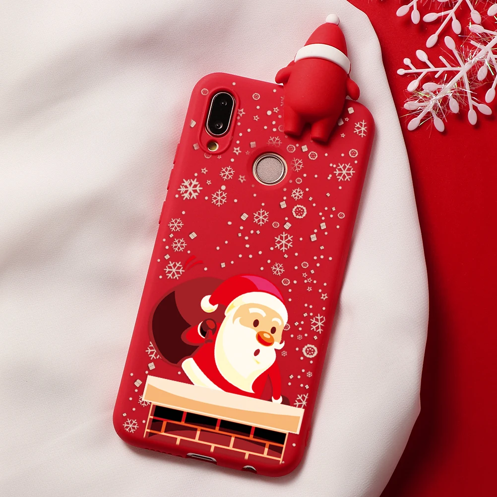 Krho-sdlrzt Счастливого Рождества из мягкого ТПУ для huawei Honor вид 10 20 P30 P20 Pro 9 Lite 7A 8X 9X 10i 20i P Smart рlus Nova 3 3i 5 Чехол - Цвет: Krho-sdlrzt