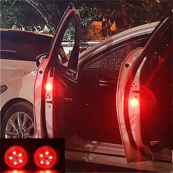 

2pcs LED Car Door Opening Warning Lights for Kia Hyundai Genesis G70 G80 G90 Equus Creta KONA Enduro Intrado NEXO
