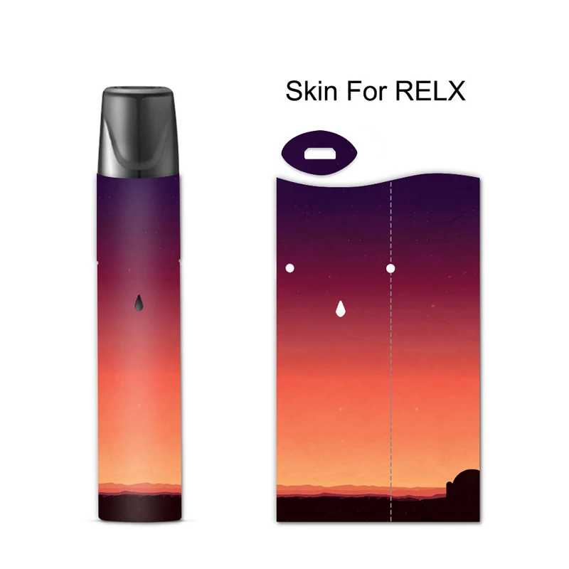 1 Камуфляжная наклейка печатная кожа для Relx крышка пленка чехол для Relx электронной сигареты - Цвет: 1