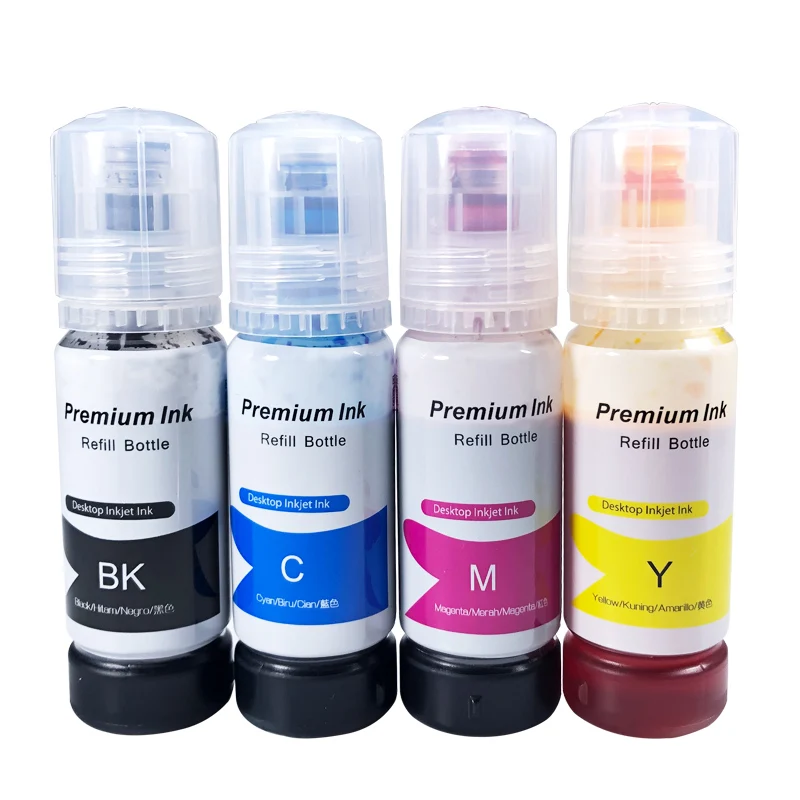Kit de recarga de tinta para impresora Epson L4150, L4160, L6160, L6170,  L6190, pigmento de tinta y tinte, 4150, 4160, 6160, 6170, 6190, 4 Uds.|Kits  de recarga de tinta| - AliExpress