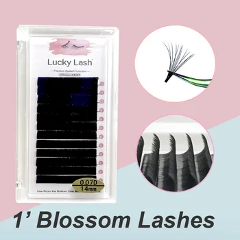 

Lucky Lash Easy Fanning Eyelashes ,Blooming Eye Lash Russian Eyelash Extensions Volume Cilia lash individual fans eyelashes