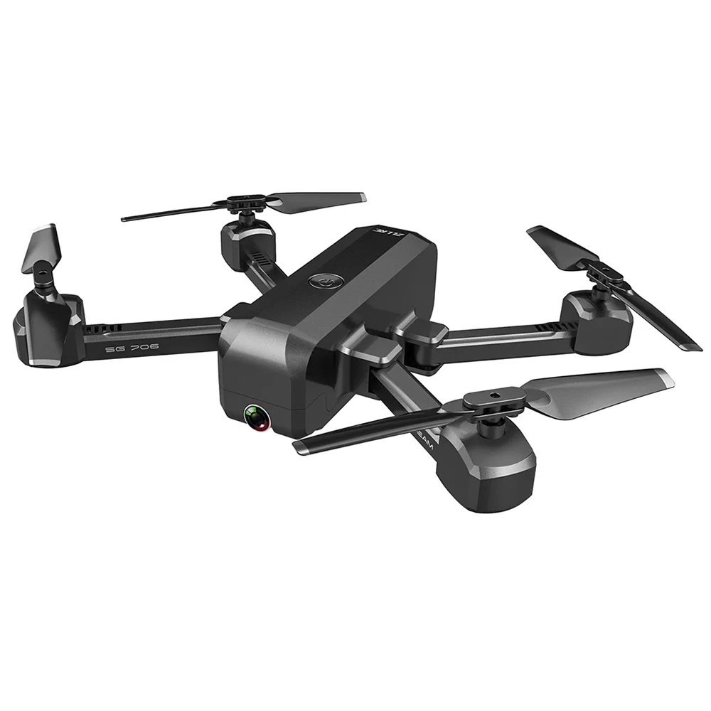 SG706 Радиоуправляемый Дрон 4K 1080P двойная камера Пульт дистанционного управления Дрон Квадрокоптер 50x зум оптический поток складной вертолет мечты уличная игрушка