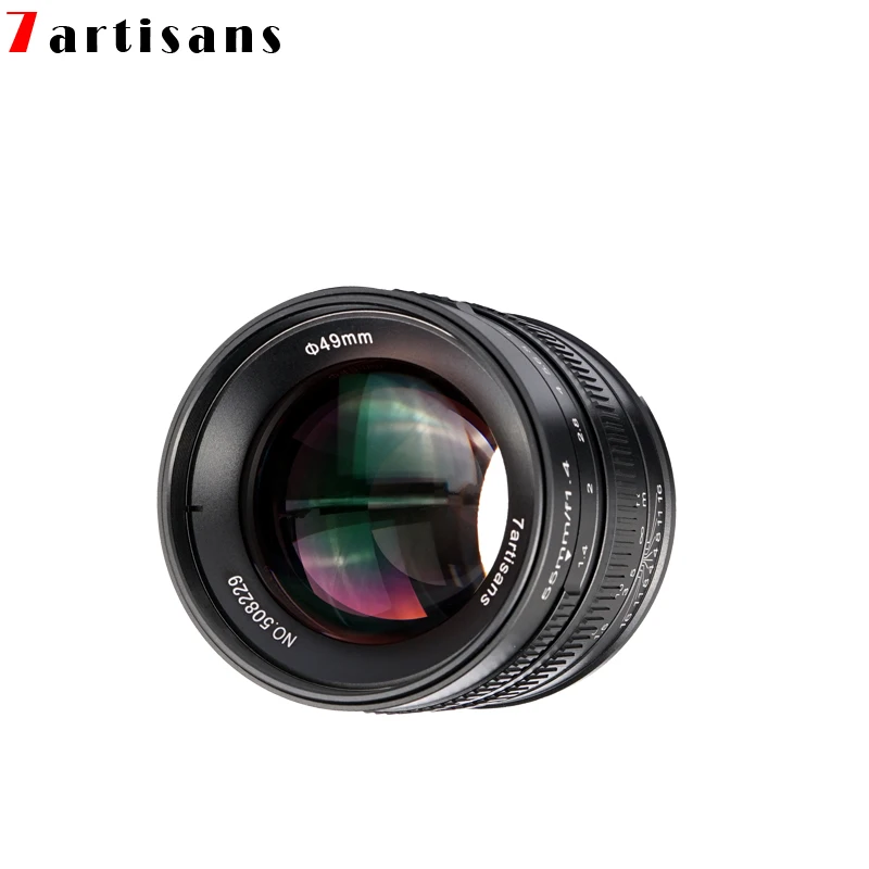 Объектив для фотоаппарата 7artisans 55 мм F1.4 подходит Canon EOS M Fuji|camera lens|lens cameralens for canon |