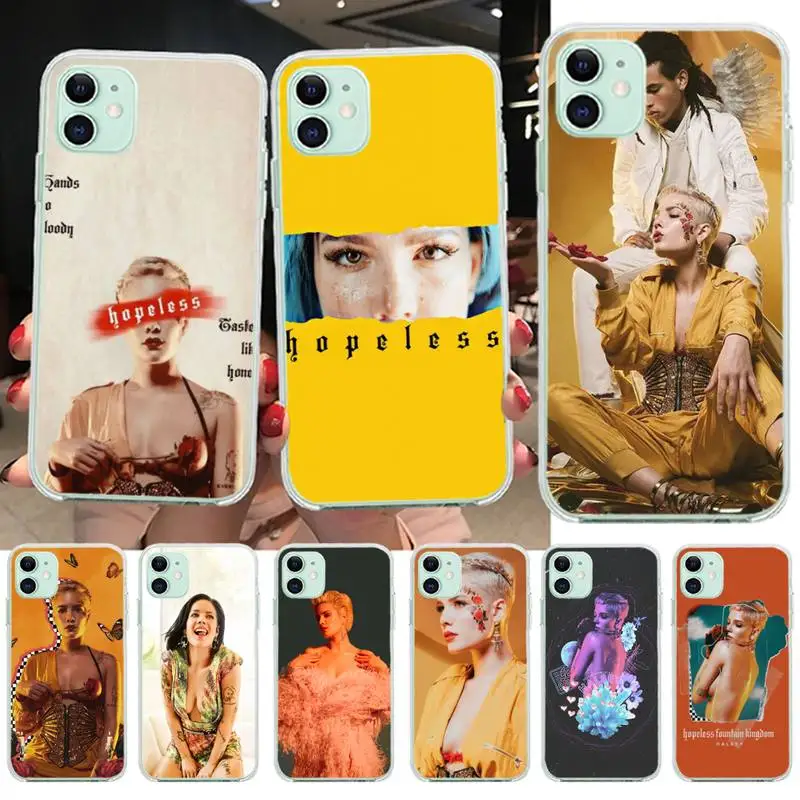 Halsey Hopeless Fountain TPU Soft Silicone Phone Case Cover for iPhone 11 pro XS MAX 8 7 6 6S Plus X 5S SE 2020 XR cover | Мобильные
