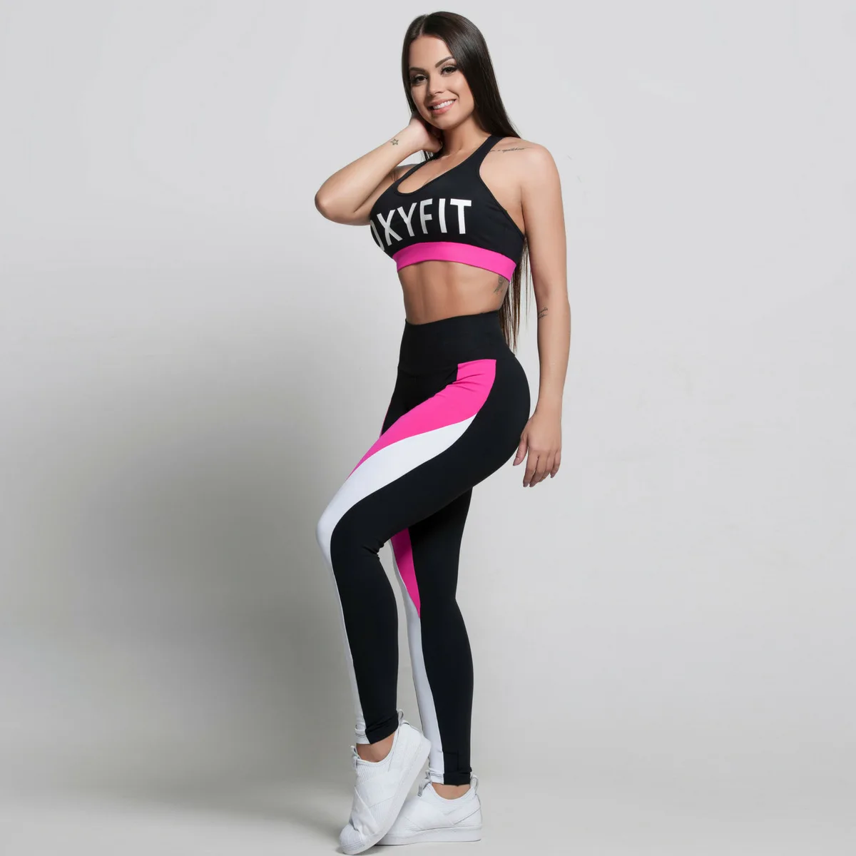 New Red, White and Black Colour Yoga Pants High-elasticity Body-building Tight Bottom Pants Factory Direct Sales L012