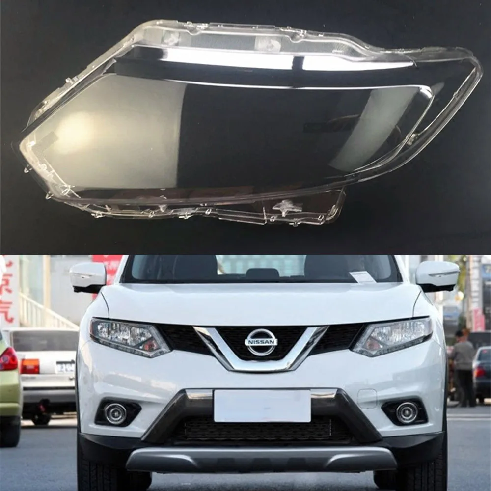 Headlight Lens For Nissan X-Trail 2014 2015 2016 Headlamp Cover Replacement Front Car Light Auto Shell