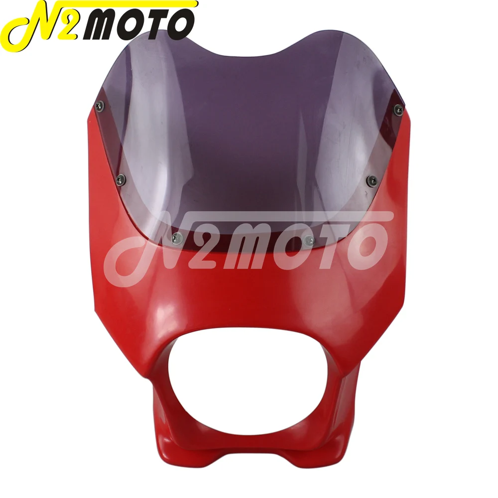 Красный мотоцикл 6 &quotфара обтекатель фары капот лобовое стекло для Suzuki EN125 GSX125