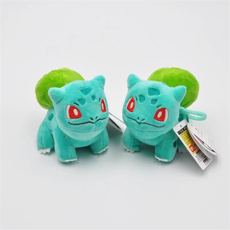 10 см Kawaii Bulbasaur плюш брелок Аниме Bulbasaur плюшевая игрушка плюшевая Bulbasaur кукла-подвеска